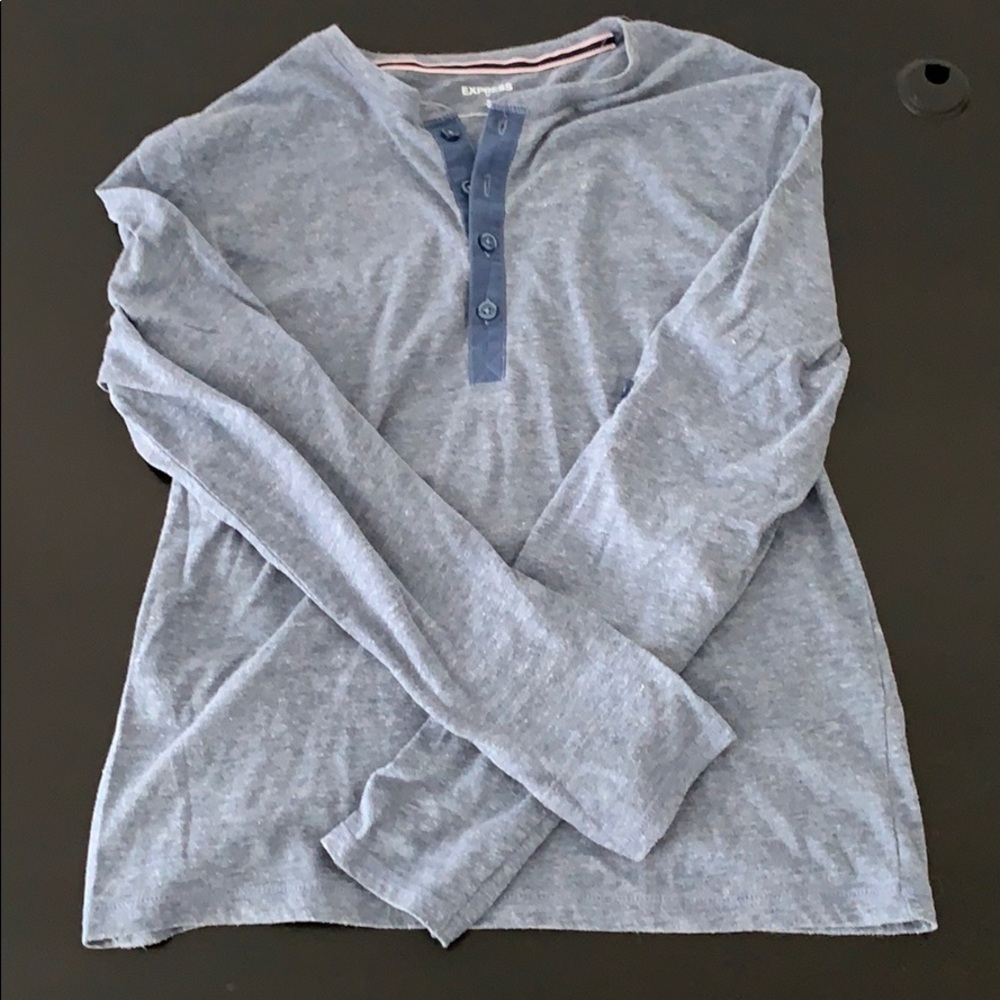 Machine Washed Blue Henley